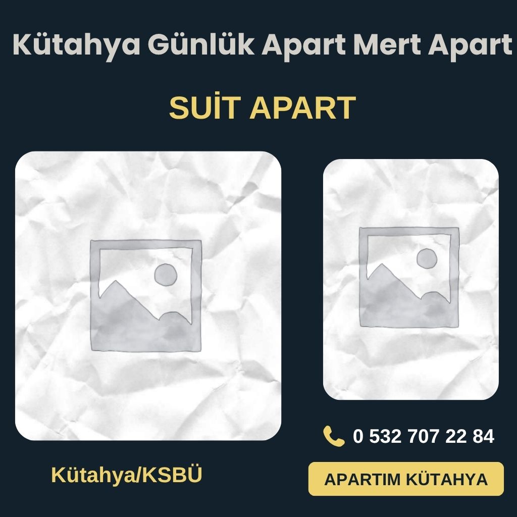 Kütahya Günlük Apart Mert Apart