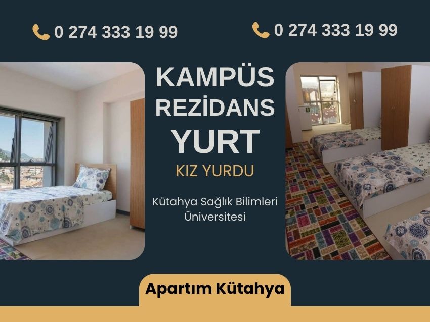 Kütahya Kampüs Rezidans Kız Öğrenci Yurdu - Vitrin